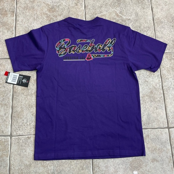 NWT Baseball lifestyle 101 spooky szn tee shirt - size boys youth large - Picture 2 of 9